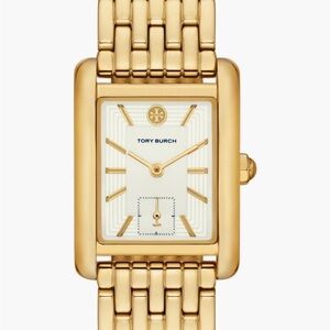 Tory Burch Eleanor Stainless Steel Bracelet Gold 
Watch, 25mm x
34mm